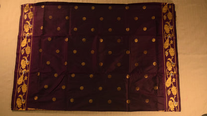 Rich Deep Wine Paithani Silk Saree