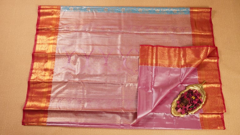 Semi Kanchivaram Tissue Silk Saree